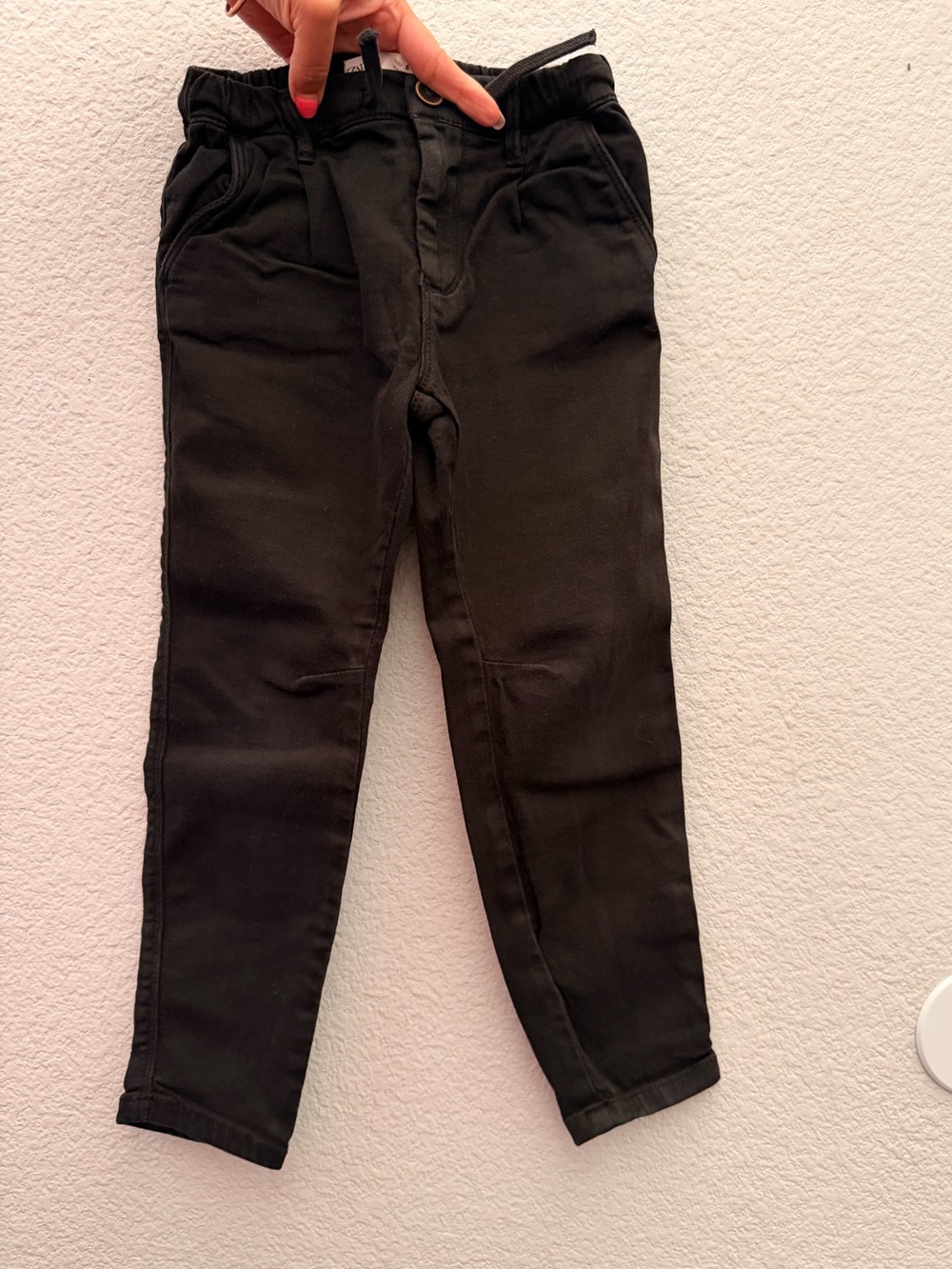 Zara Kids Black Slim Stretch Jeans